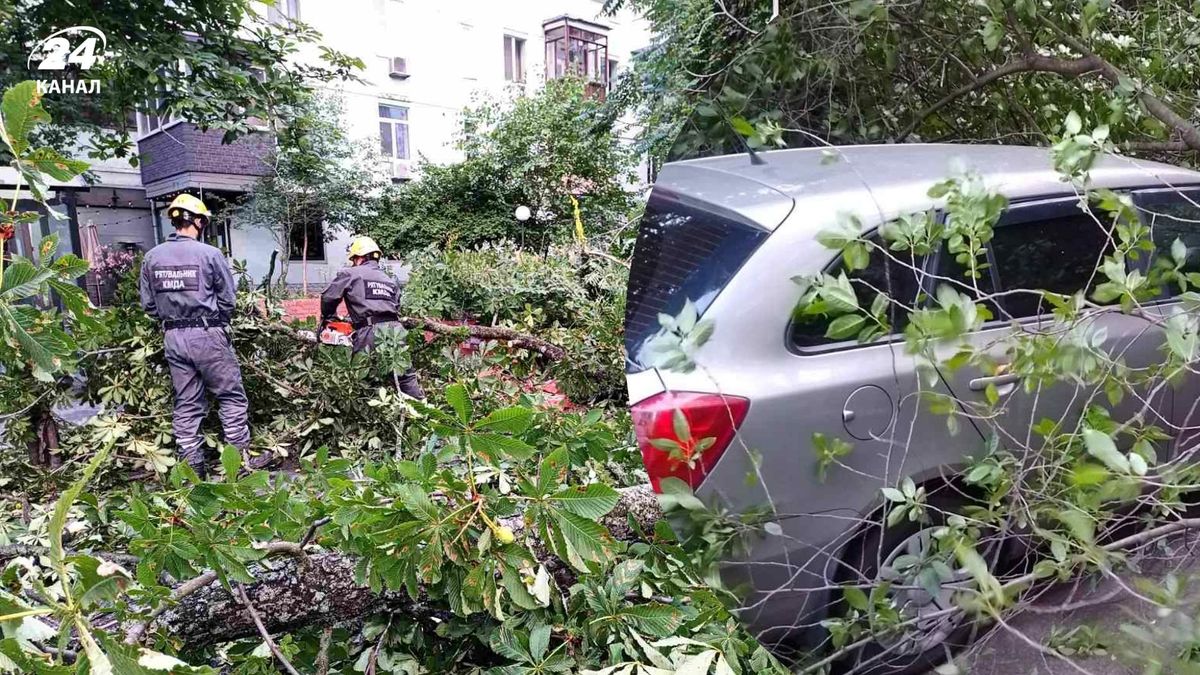 Запис Погіршення погоди в Києві 26 червня – наслідки та фото
