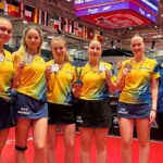 «Жовто-блакитні» святкували перемогу на чемпіонаті Європи з настільного тенісу.