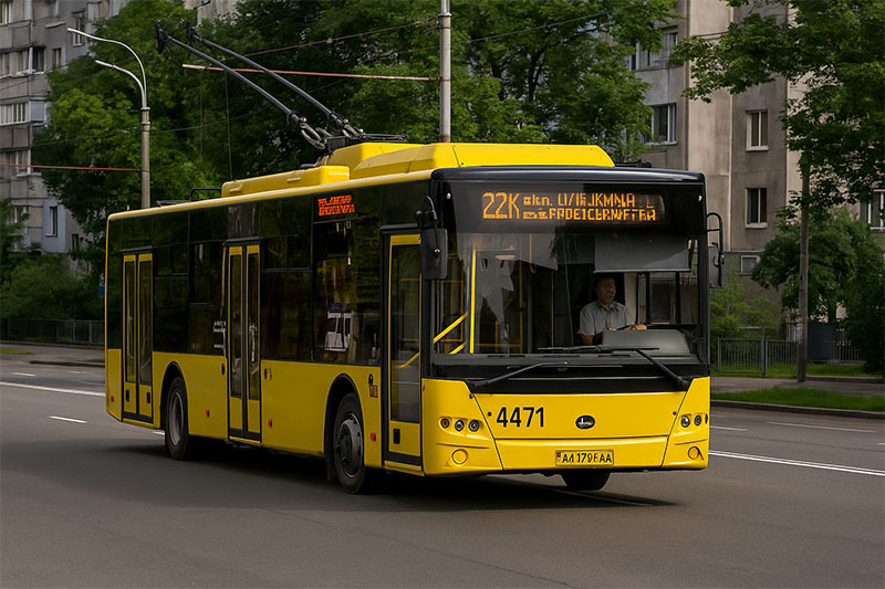 Запис Тролейбус №22k в Києві: маршрут, розклад онлайн